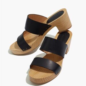NWOT Madewell Clara Clog Leather Women's Sandals